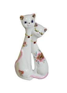 Фигурка Кошки со стразами (13см) (101-094)