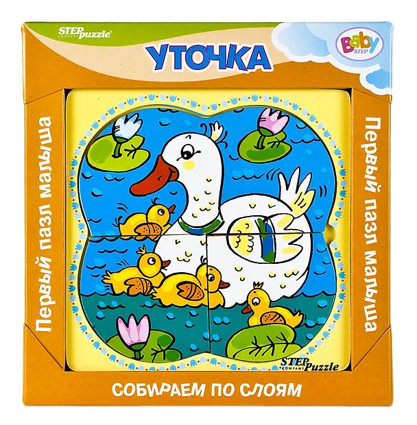 Пазл Первый пазл малыша -2 Уточка Step puzzle 89022 311411 — 1