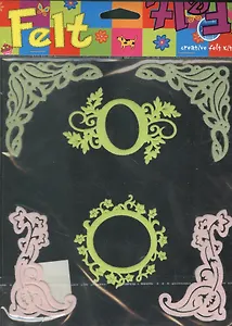 Рамки и уголки на клеевой основе (RH-094) (набор для творчества из фетра)