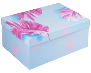 Коробка подарочная "Лагуна небесная" 25*17*6см, Новый год, картон