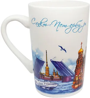 Кружка, Санкт-Петербург, фарфор, 350мл, подарочная коробка 065-4-01-CL 359840