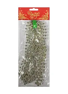 Новогодняя гирлянда Бусы (270см) с серебряными шариками (38680)