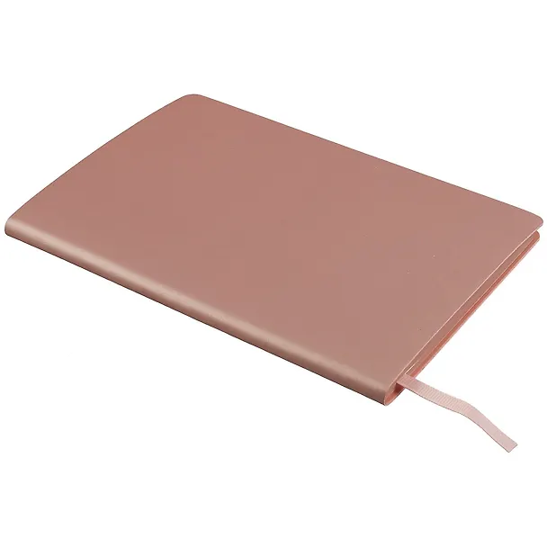 Книга для записей А5 80л "Soft Touch. Розовое золото" иск.кожа, инт.обл., лин., тчк., нелин., ляссе, инд.уп. 262432 — 2