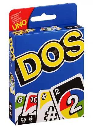 Игра настольная Mattel Карточная игра Uno DOS FRM36 2763000