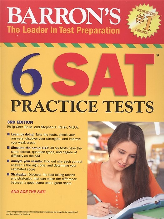 ΠΠ½ΠΈΠ³Π° 6 SAT Practice Tests (Philip Geer) β 1