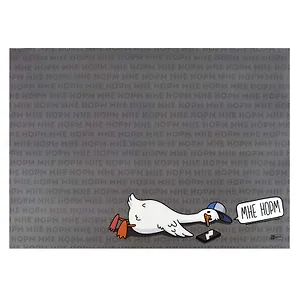 Клеенка для уроков труда "Утка" 500*700мм, ПВХ 130мкм, подвес