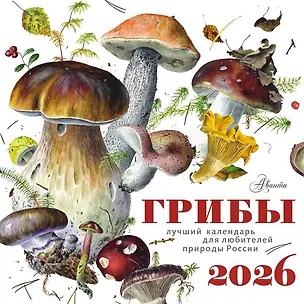 Календарь 2026г 290*290 "Грибы" настенный, на скрепке 3124822