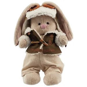 Мягкая игрушка Зайка Ми в куртке-пилот (25 см) (StS-037)