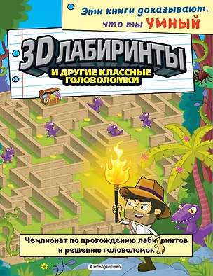 Книга 3D-лабиринты и другие классные головоломки_(С) ()