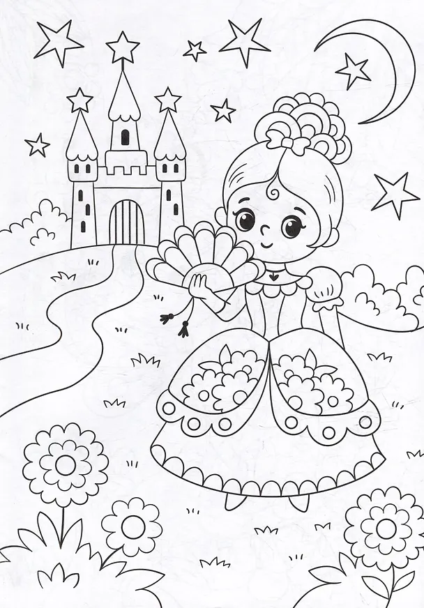 Книга Раскраска с фломастерами. Волшебная страна () — 3