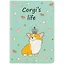 Записная книжка «Corgi's life», 30 листов, А7 — 253199 — 1