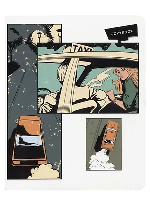 Тетрадь в клетку Listoff, Comic strip, 48 листов, в ассортименте 2973575