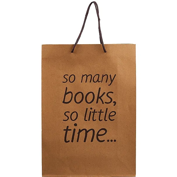 Пакет А4 "So many books..." черн.шрифт, крафт, нейтр. 261342 — 2