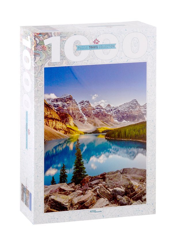 Пазл «Озеро в горах» 1000 элементов, Step puzzle 2791367 — 1