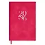 Ежедневник дат. 2026г. А6 120л "Бейбискин" малиновый, кожзам, мягк. переплет, тисн. фольгой, офсет, справ.мат-лы, ляссе, инд.уп — 3116566 — 1