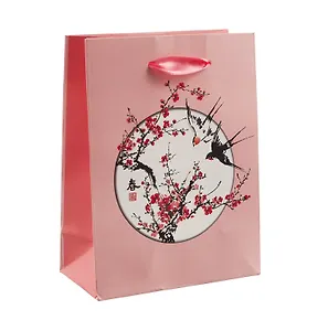 Пакет А6 12*16*6 "Ласточки" жен., бум.мат.ламинат