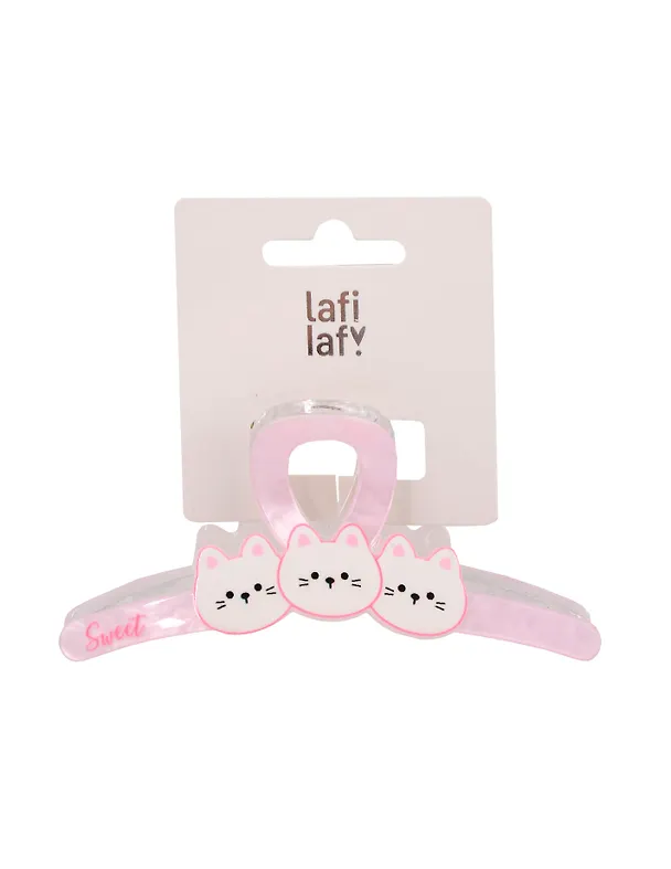 Заколка-крабик Kawaii Котики (пластик) (11х5) (12-03907-B16) (Lafilaf) 3048646 — 2