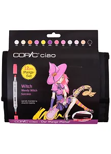 Набор маркеров Copic Ciao "Волшебницы", 12 цветов, в пенале