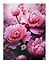 Набор для творчества. Алмазная мозаика с частичной выкладкой на подрамнике "Розовые цветы", 30 х 40 см — 3037400 — 1