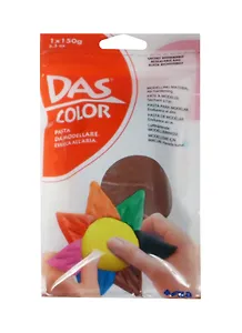 Паста для моделирования DAS Color 150г коричневая, самозатверд., Fila