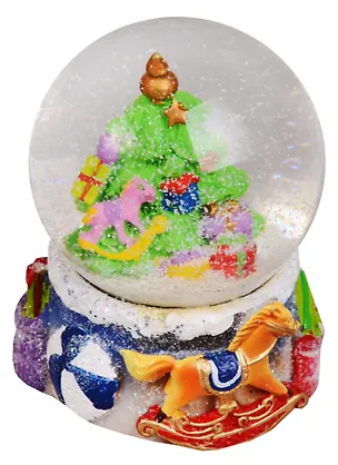 Фигурка с водяным шаром (8х6х11) 2613843