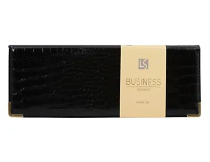 Планинг дат. 2026г. 56л "Business Premium. Grand croco" черный, 7Б, тв.переплет, настольный, иск.кожа, обл.поролон, евроспираль, съемный тонир.блок, мет.уголки, инд.уп 3114942