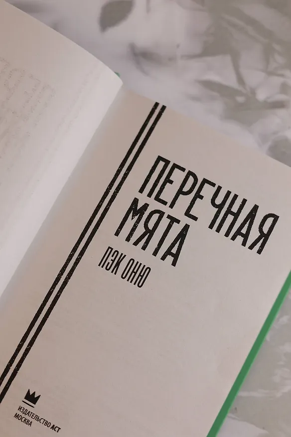 Книга Перечная мята (Оню Пэк) — 12