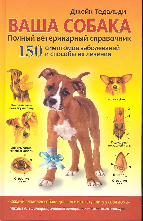 Книга Ваша собака. Полный ветеринарный справочник. 150 симптомов заболеваний и способы их лечения / Тедальди Д. (Рипол) () — 1