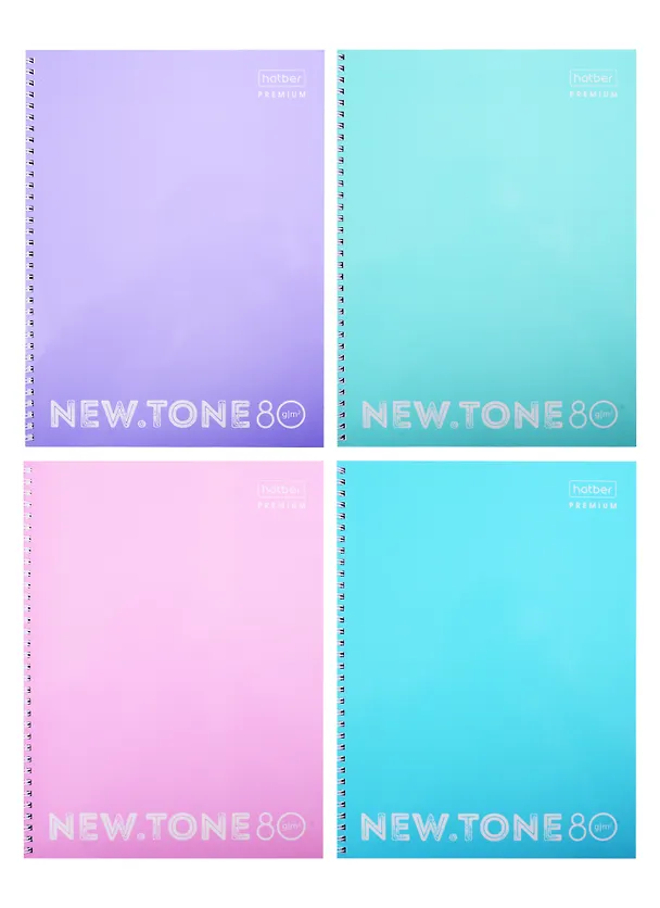 Тетрадь общая «NEWtone Pastel», 80 листов в клетку, А4, в ассортименте - Hatber 257434 — 4
