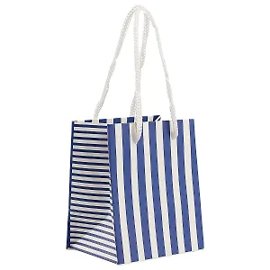 Подарочный пакет «Синие полосы», А6