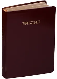 Библия (коричн.) (кожа) (интегр.) (инд.) (зол.срез) (ПИ) (V16-077-02)