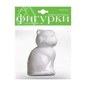 Фигурка пенопластовая HOBBY TIME Котенок 14см, 1шт.