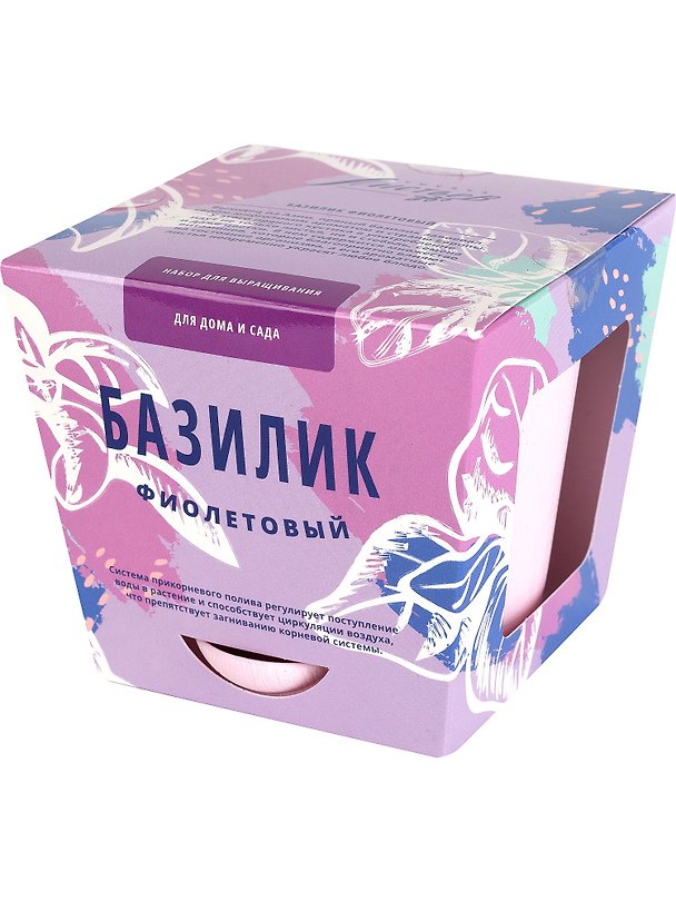 Набор д/выращивания растений Тысяча листьев, Базилик фиолетовый 2894782 — 1