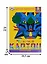 Картон цветной 5 цветов 5 листов А4 "Животные" бархатный, в папке — 246194 — 3