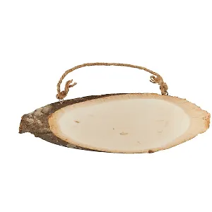 Спил косой с бечевкой 22х7х1см(дерево)