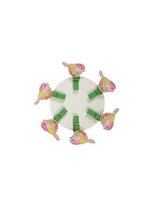 Набор Прищепки Яркие птички (159359) (6шт) (упаковка)