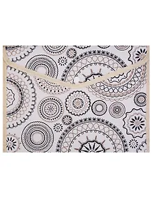 Папка-конверт "Лен" В5 на кнопке