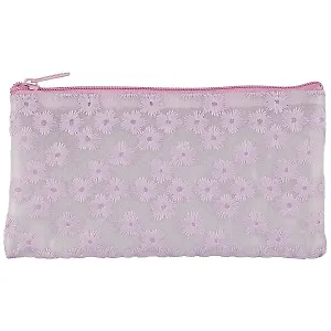 Пенал-косметичка “Цветы” прозрачная, ПВХ, ассорти