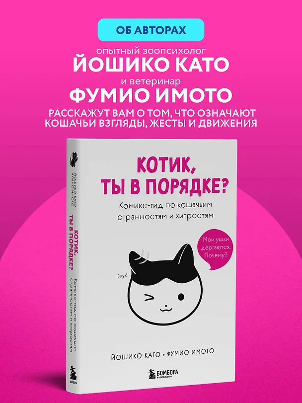 Книга Котик, ты в порядке? Комикс-гид по кошачьим странностям и хитростям (Като Йошико, Имото Фумио) — 7