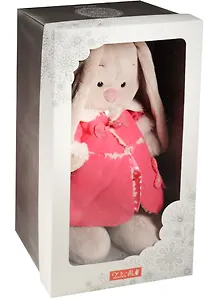 Мягкая игрушка Зайка Ми в платье и розовой дубленке (32 см) (StM-176)