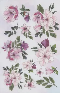 Рисовая бумага для декупажа "Магнолия"