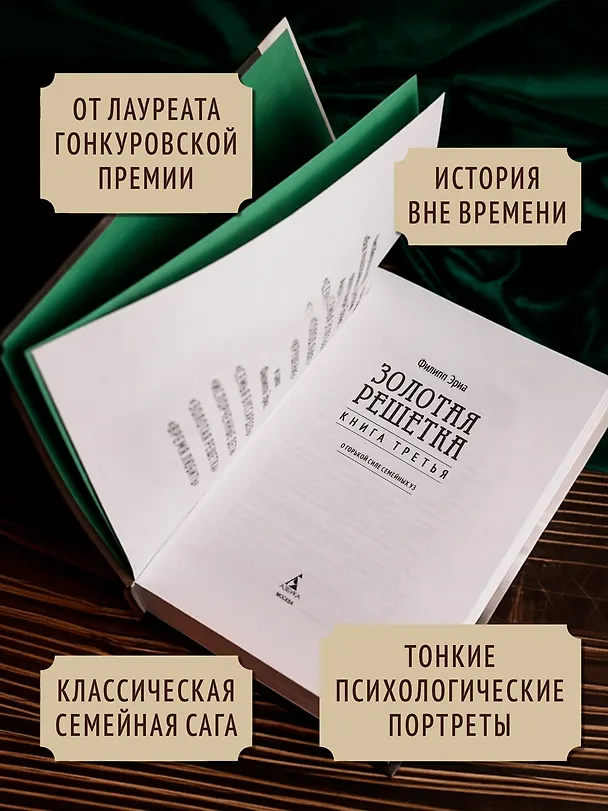 Книга Золотая решетка (Филипп Эриа) — 5