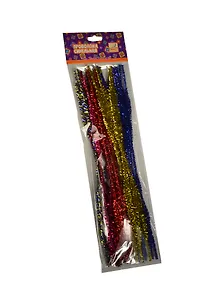 Проволока синельная Фигурная блестящая (FD030035) (d=12мм) (дл.30см) (25шт) (в ассорт.) (упаковка)