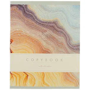 Тетрадь в клетку Unnika, "Мраморные срезы", 48 листов, в ассортименте 252896