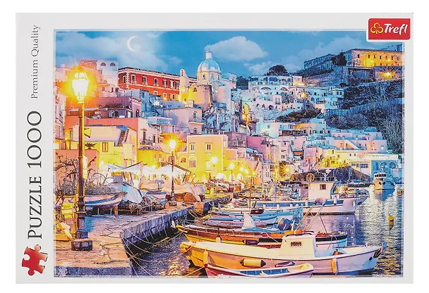 Пазл Остров Прочида ночью (Procida Island by night), Италия, 1000 деталей. 68,3х48 см. 3048872 — 3