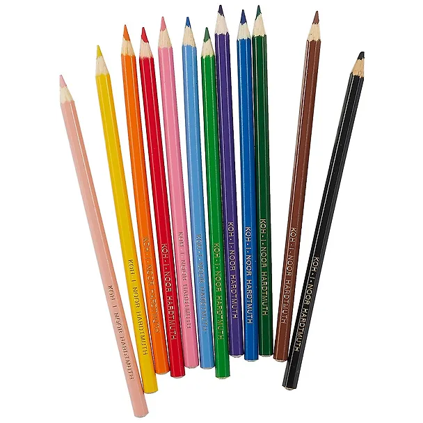 Карандаши цветные Koh-I-Noor, "Крот", 12 цветов 213087 — 2