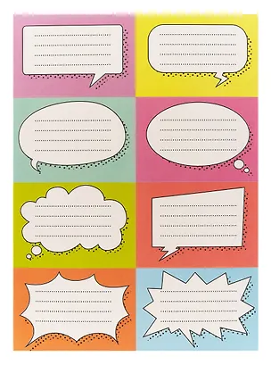 Наклейки для тетрадей 24 штуки "Баблы" 3087978