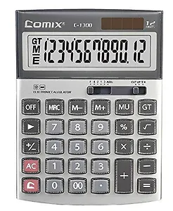 Калькулятор, COMIX 12-разрядный металл CS-2302