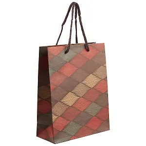 Подарочный пакет «Яркие ромбы», А5