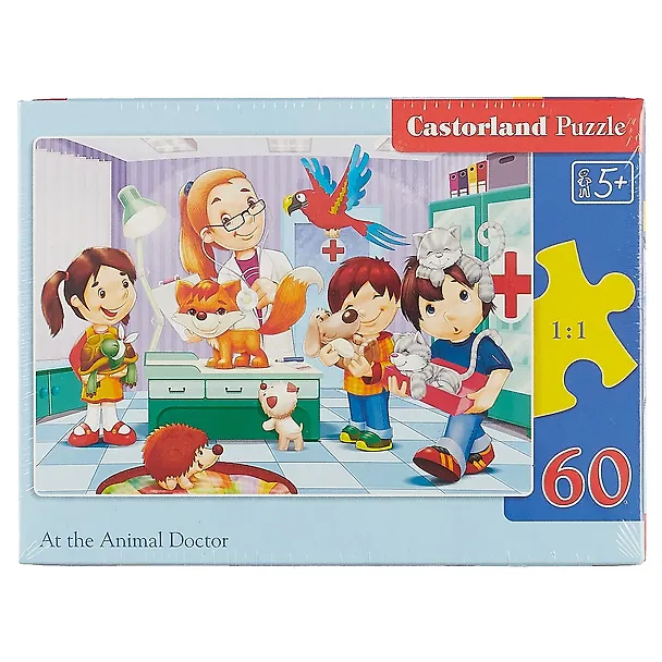 Пазл Castorland MIDI Ветеринар 60эл, 32*23см В-06847 2539699 — 1
